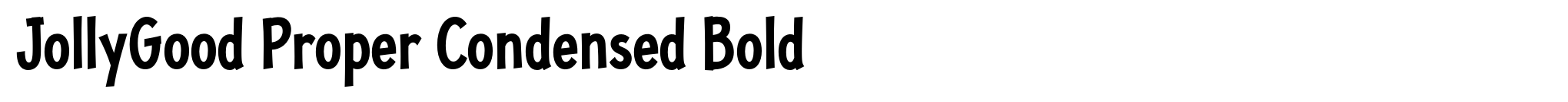 JollyGood Proper Condensed Bold image